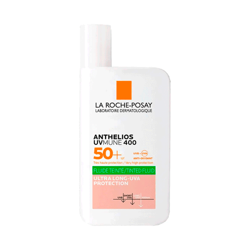 ANTHELIOS UVMUNE 400 Oil Control Fluído SPF50+ Con Color La Roche-Posay 50ml