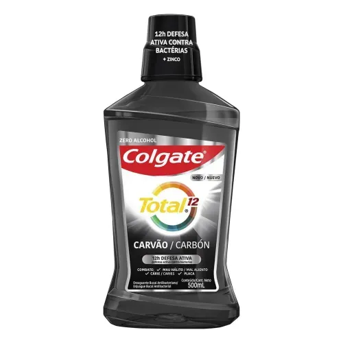Enjuague Bucal Antibact Total Carbon Colgate 500 ml