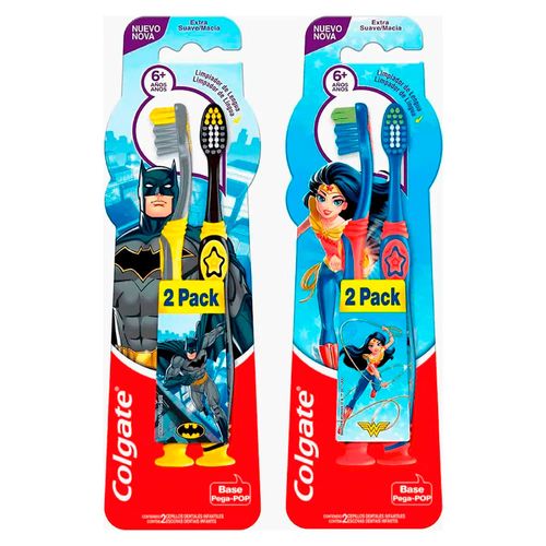 Cepillo Dental Smiles Batman/Wonder Woman 2u