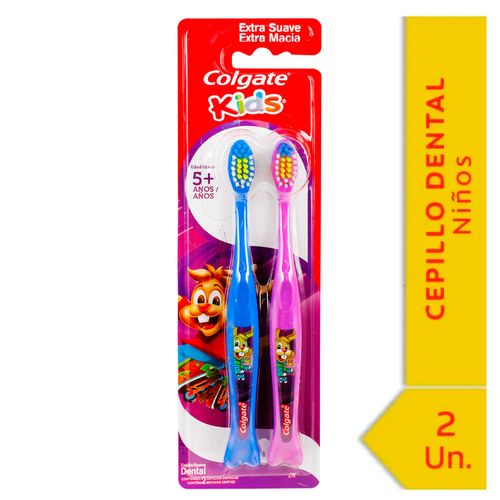 Cepillo Dental Colgate Kids Extra Suave 2u