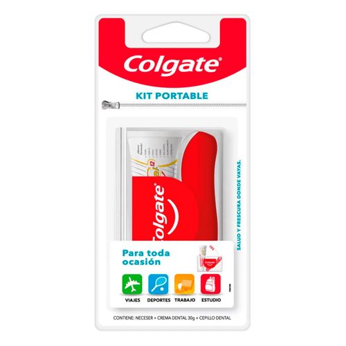 Kit Portable Cepillo de Dientes + Pasta Dental