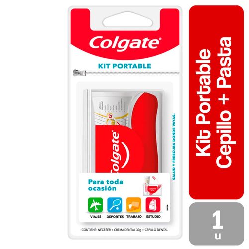 Kit Portable Cepillo de Dientes + Pasta Dental