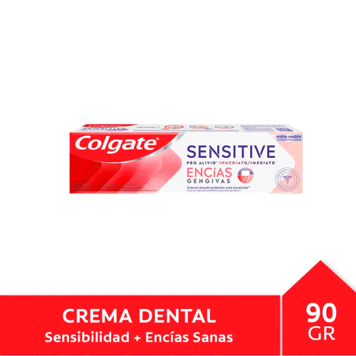 Pasta Dental Colgate Sensitive Pro Alivio Inmediato Encías 110g