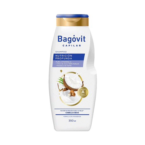Shampoo Nutrición Profunda Bagovit 350ml