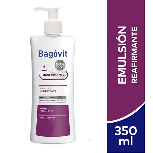 Emulsión Reafirmante Bagovit 350ml