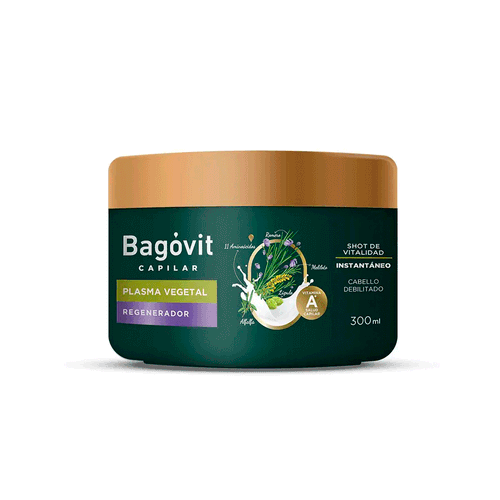 Máscara De Tratamiento Plasma Vegetal Bagovit 300ml