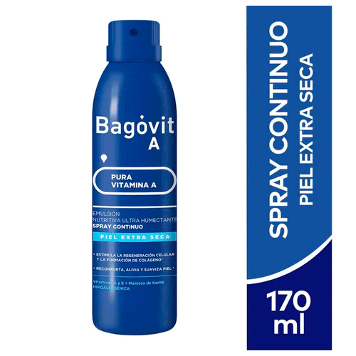 Spray Continuo Piel Extra Seca Bagovit 170ml
