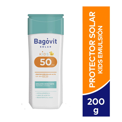 Solar Kids FPS50 Emulsión Hidratante Bagovit 200ml