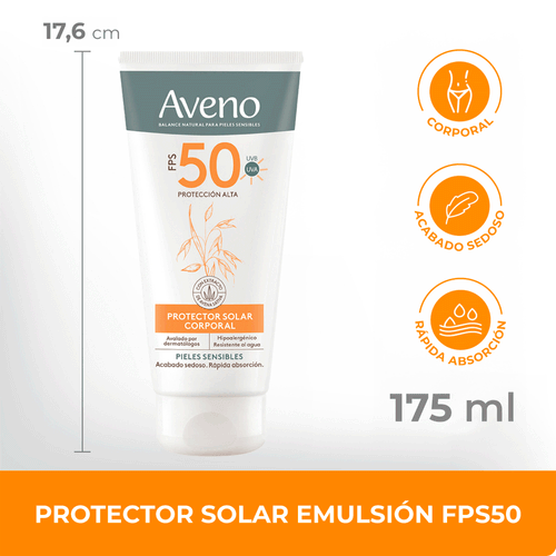 Protector Solar Corporal Aveno FPS50 175ml