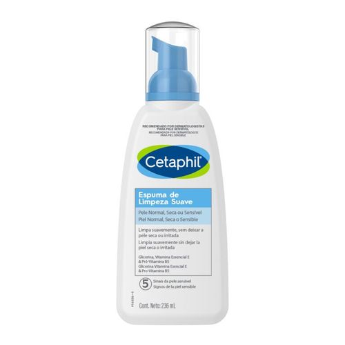 Espuma De Limpieza Suave Cetaphil 236ml