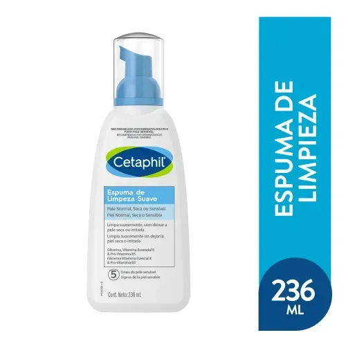 Espuma De Limpieza Suave Cetaphil 236ml