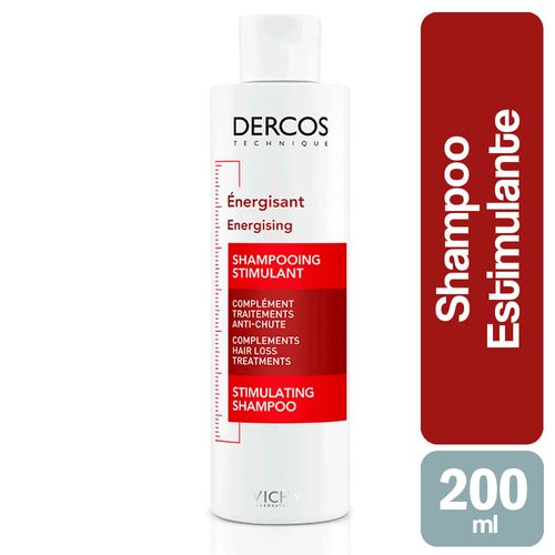 Shampoo Estimulante Dercos Energy+ Vichy 200ml