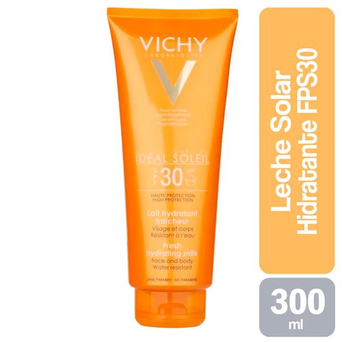 Capital Soleil Leche Protectora Solar Efecto Frescor Hidratante FPS30 Vichy x 300ml