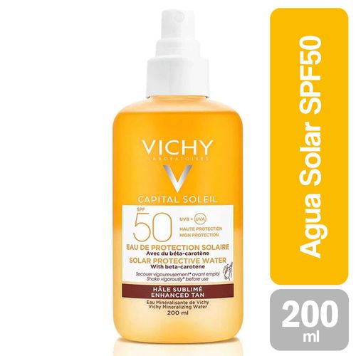 Vichy Agua Solar Protectora FPS 50 Vichy 200ml