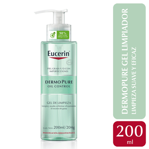 Gel Limpiador Facial DermoPure Eucerin 200ml