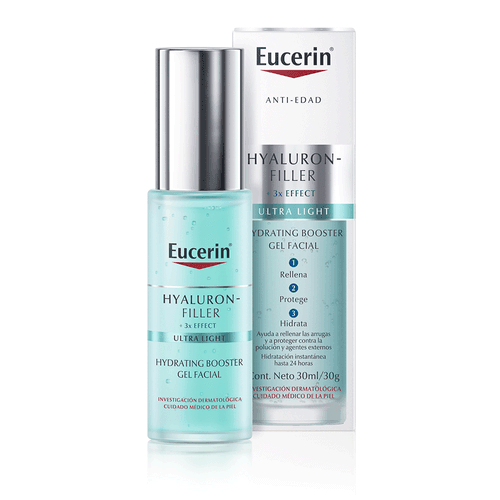 Gel Facial Hidratante Hyaluron-Filler + 3x Effect  Hydrating Booster Eucerin 30ml