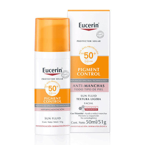 Protector Solar Sun Face Pigment Control FPS 50+ Eucerin 50ml