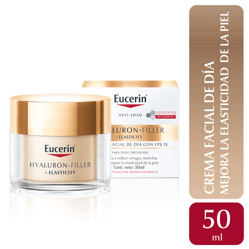 Crema Facial Hyaluron-Filler + Elasticity Día FPS 15 Eucerin 50ml