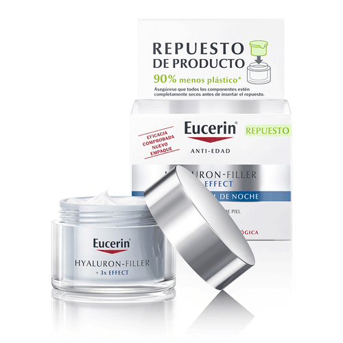 Crema Facial Hyaluron-Filler + 3x Effect  Noche - Repuesto Eucerin 50ml