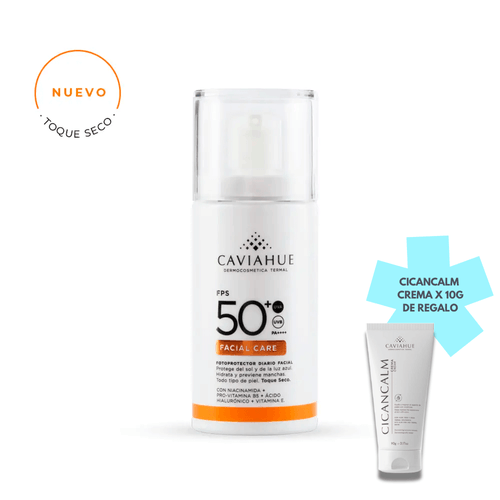 Protector Solar FPS 50+ Facial Care Toque Seco Caviahue 50g