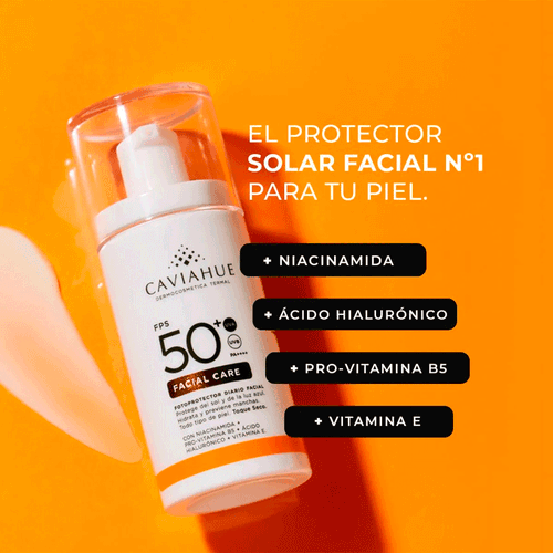 Protector Solar FPS 50+ Facial Care Toque Seco Caviahue 50g