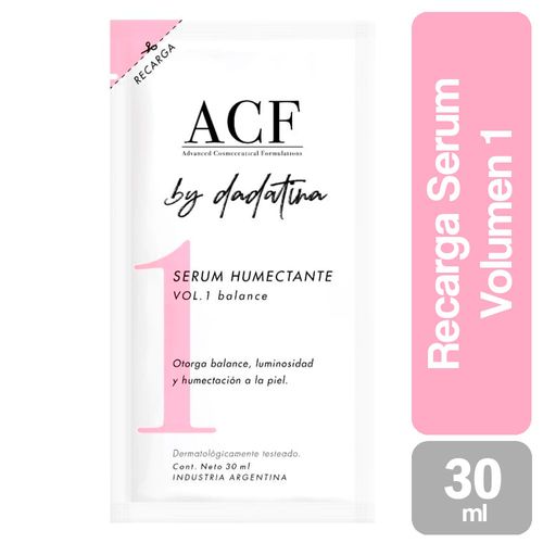 Recarga Serum Humectante By Dadatina Vol 1 Balance ACF 30ml