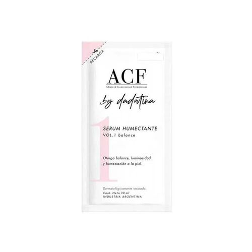 Recarga Serum Humectante By Dadatina Vol 1 Balance ACF 30ml