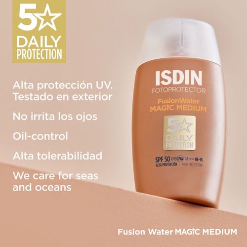 Fotoprotector Fusion Water Color Medium SPF 50 ISDIN 50ml