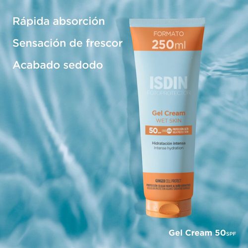 Fotoprotector Gel Crema 50 spf Isdin x 250 ml