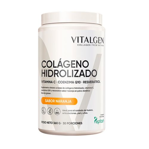 Colágeno Hidrolizado Sabor Naranja 360g