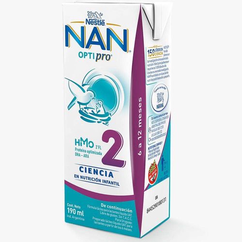 Leche Infantil OptiPro 2 Nan 190ml