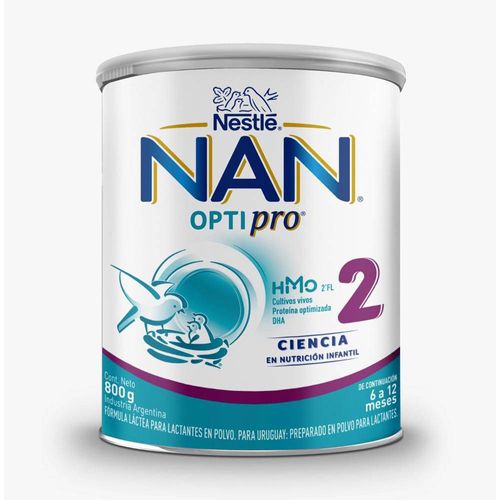 Leche Infantil en Lata OptiPro 2 Nan 800g