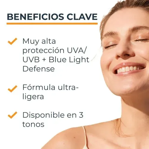 Protector Solar Hydro Fluid Tono Claro FPS 50+ Eucerin 50ml