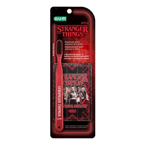 Cepillo Dental Suave Classic 409 Edicion Stranger Things GUM 1u