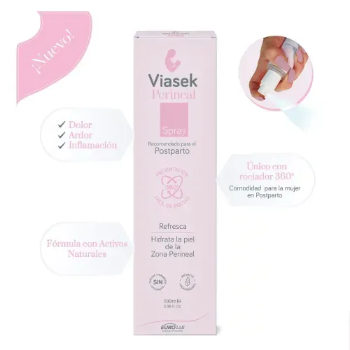 Spray Refrescante para Postparto Viasek Perineal 100ml