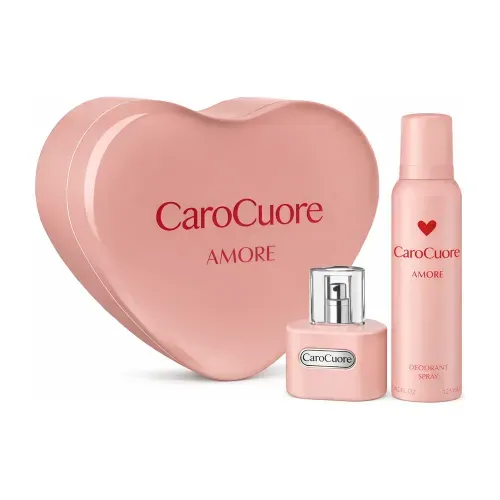Set en Lata Caro Cuore Amore Edt + Deo
