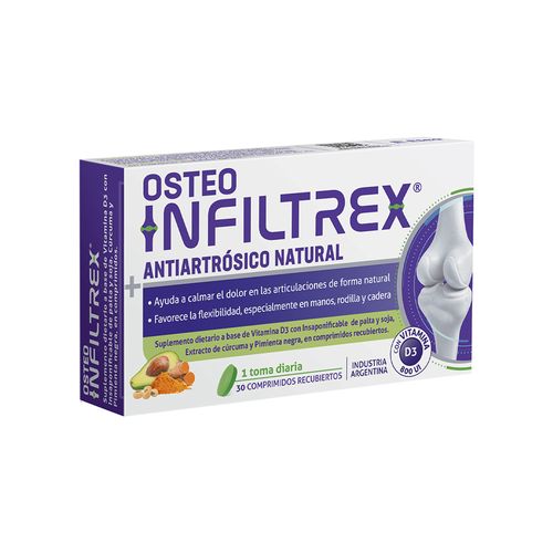 Suplemento Antiartrósico Natural Osteo Infiltrex 30comp.