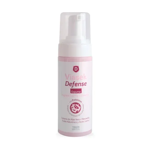 Espuma Higiene Intima Femenina Defense Viasek 150ml