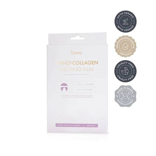 Parche Facial Nano Collagen Coony 3 Unidades