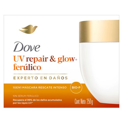Tratamiento de Rescate Capilar Dove UV Repair & Glow 250g