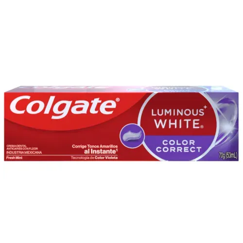 Pasta Dental Colgate Luminous White Color Correct 70g