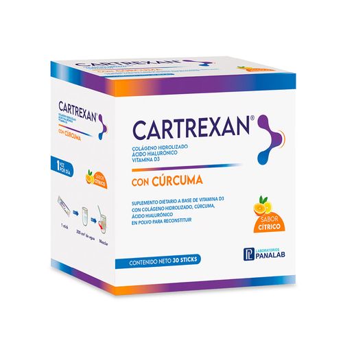 Suplemento Dietario Sabor Cítrico Cartrexan 30 Sticks