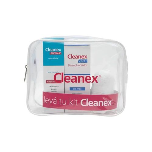 Kit Cleanex Doble Limpieza (Agua Micelar + Dermolimpiador)