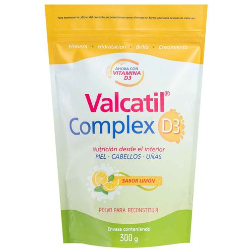 Polvo Sabor Limon Valcatil Complex D3 300g