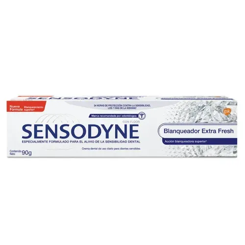Crema Dental Blanqueador Extra Fresh Sensodyne 90g