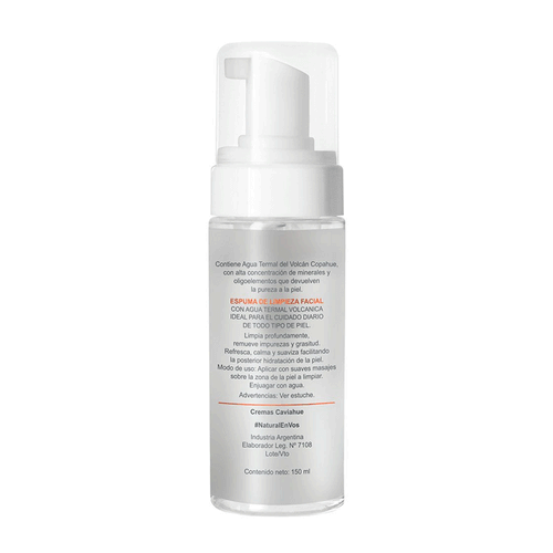 Espuma De Limpieza Facial Hombre Caviahue 150ml