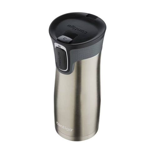Taza de Viaje Acero Inoxidable Plateado 473ml