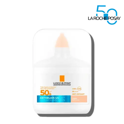 Serum Protector Solar Anthelios UVAIR 50+ SPF Claro Natural La Roche Posay 50ml
