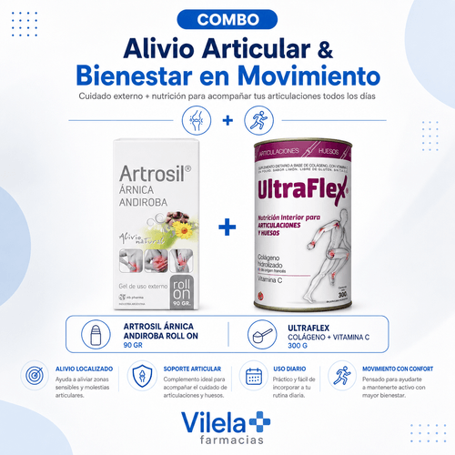 Combo Ultraflex + Artrosil. Precio comprando por separado $56.000