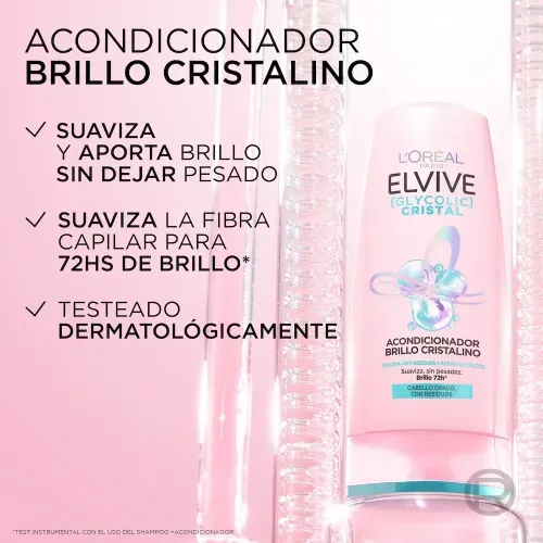 Acondicionador Glycolic Cristal Elvive 200ml
